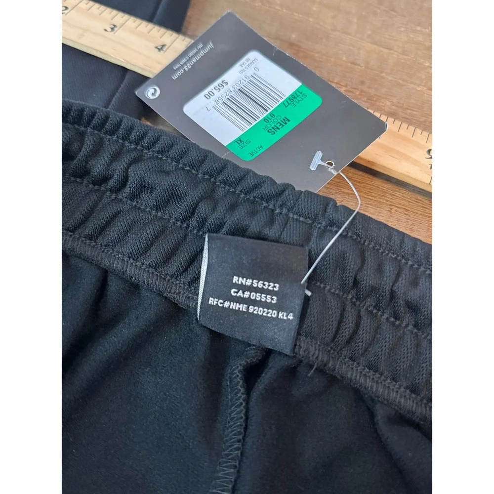 Vintage Nike Air Jordan Track Pants XL NWT Black Warmup Pants Streetwear 2000s